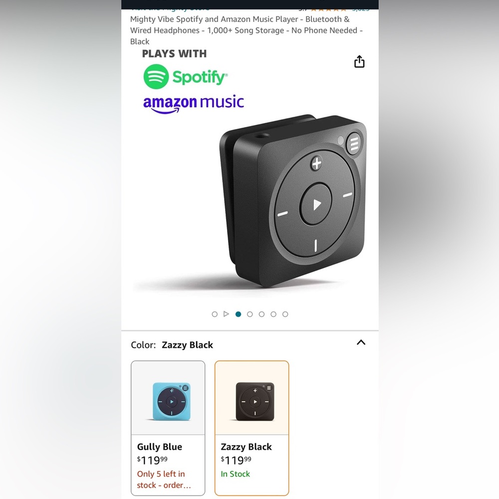 Mighty Vibe Music Player